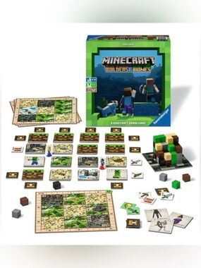 Ravensburger Minecraft: Builders & Biomes Strategy Board Game